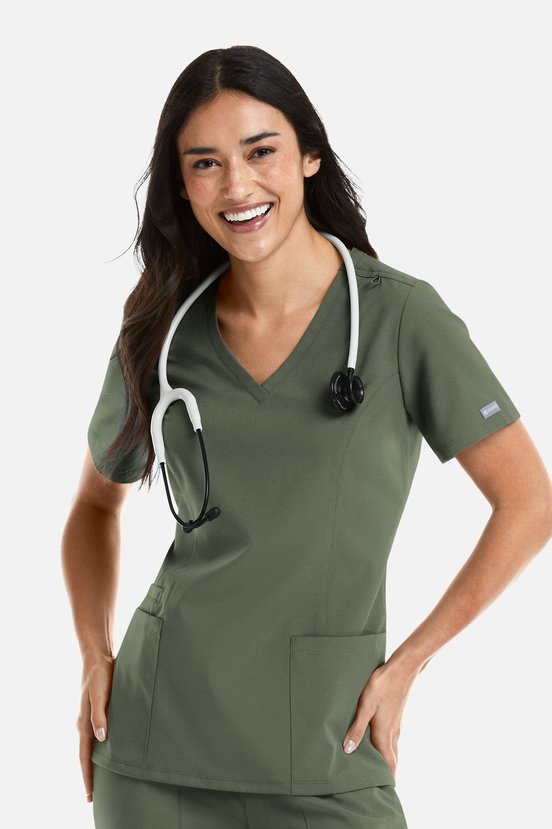 TOP MUJER MAEVN MOMENTUM 5001 - OLIVA